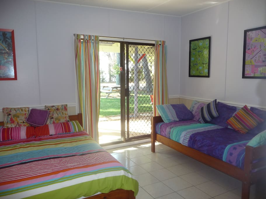 double bed and day bed