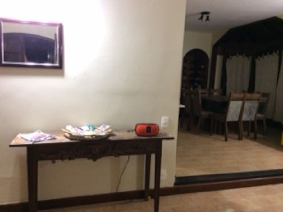 Sala de recepção e de jantar