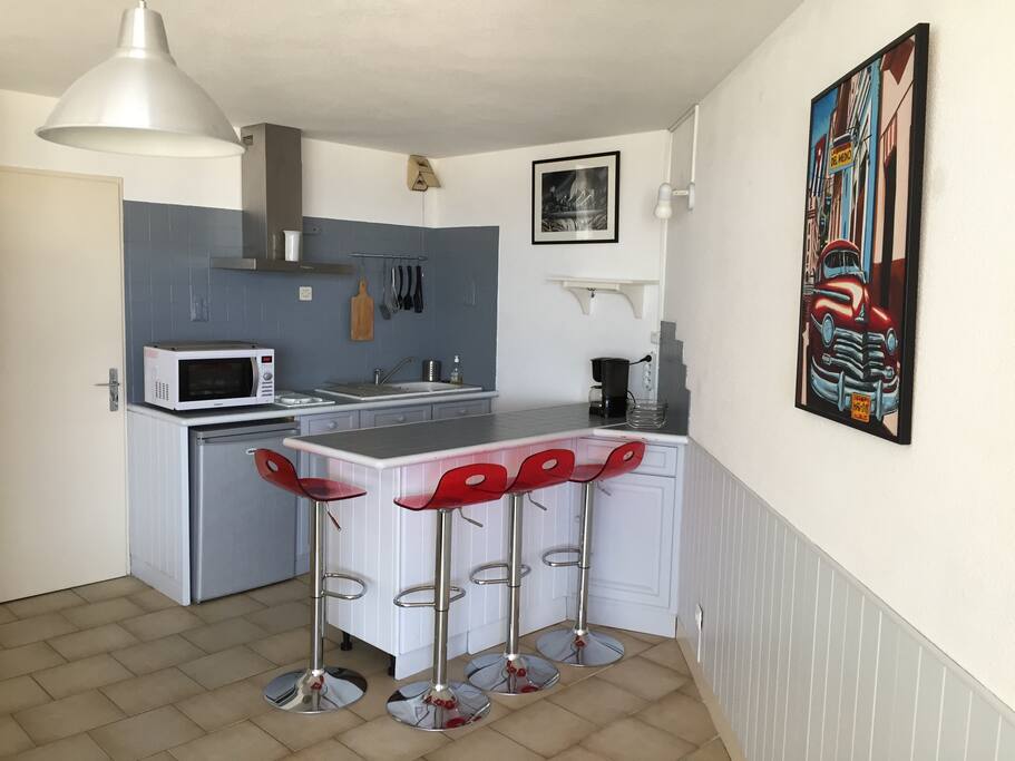 pièce à vivre coté cuisine
