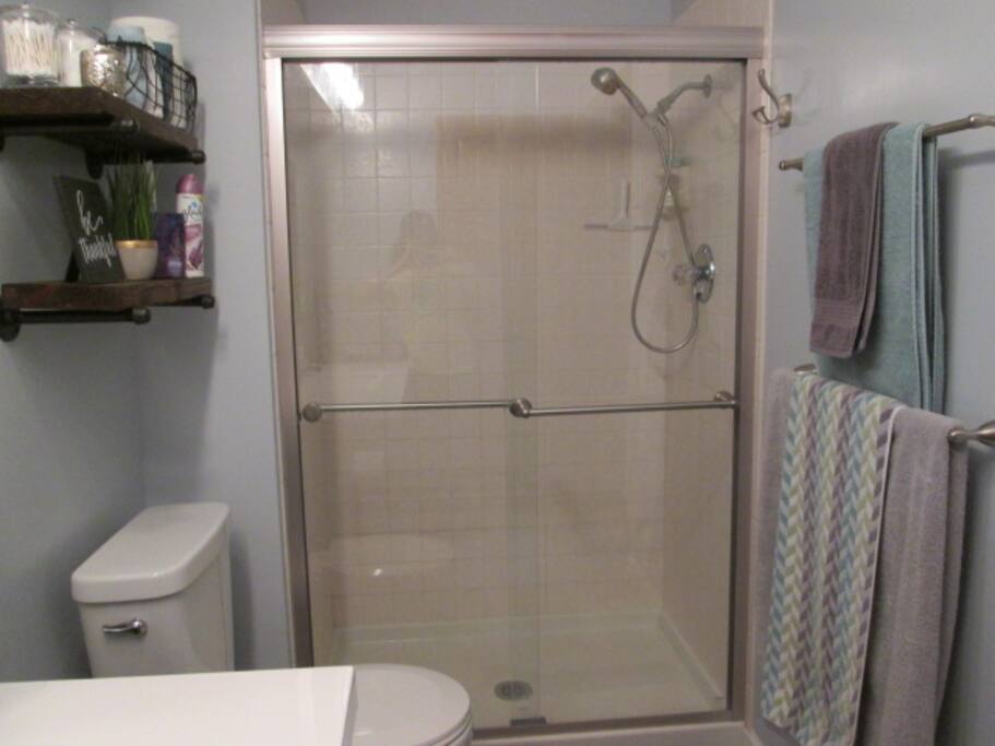 Shower in bathroom (new)