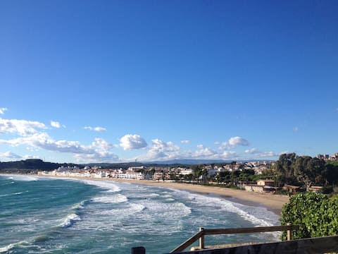 Bonita Casa solarium on the beach