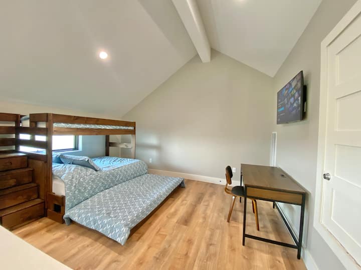 Bedroom #3- 2nd Floor Loft Bedroom Bunk Bed- 2 twins and a double