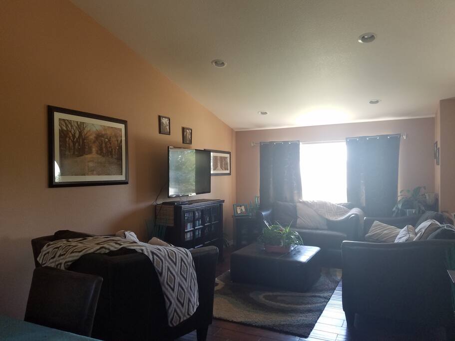 Upstairs living area