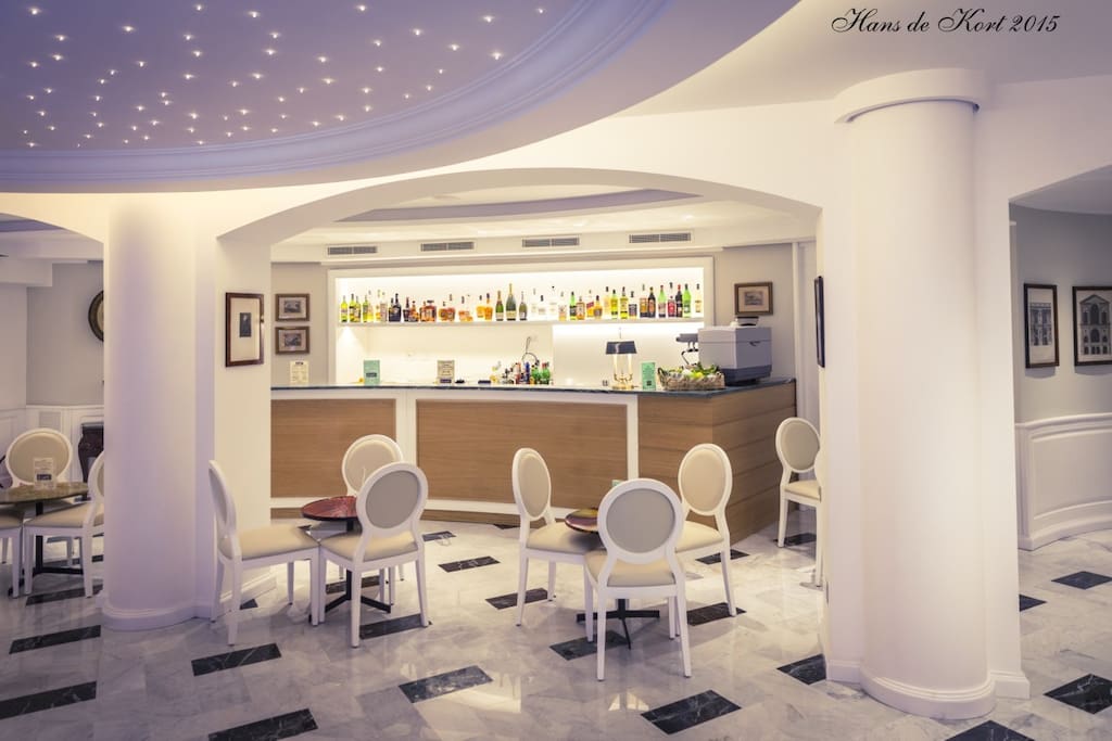 reception and bar area