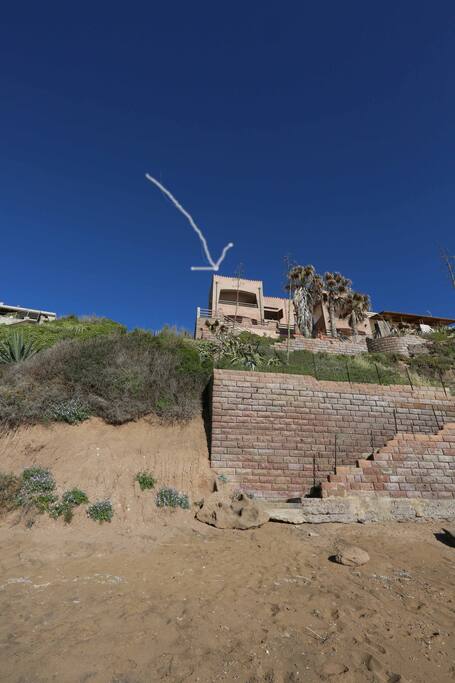 posizione della casa rispetto alla spiaggia