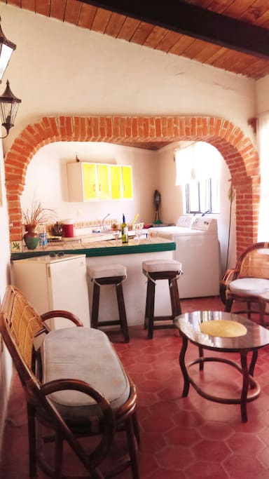 Living and dining area