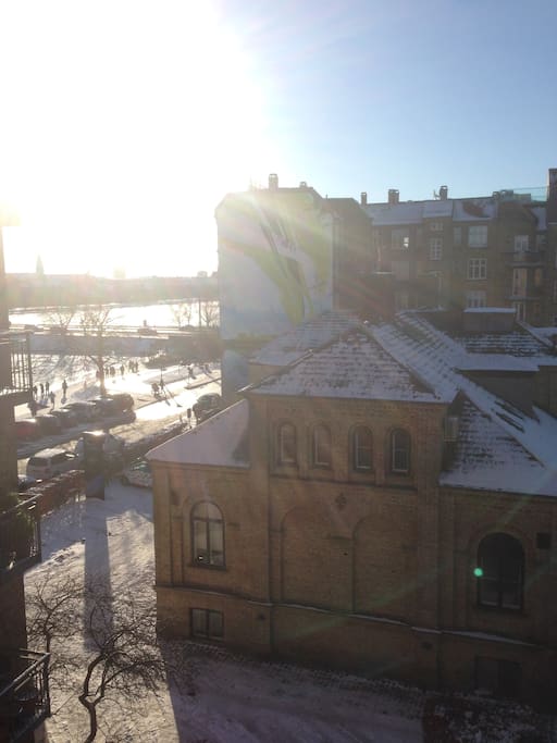 Winter view from western balcony
