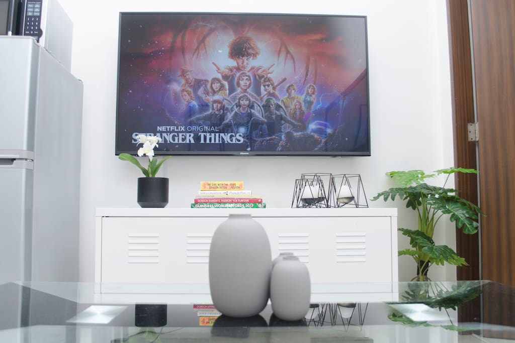 55" Smart TV with Netflix