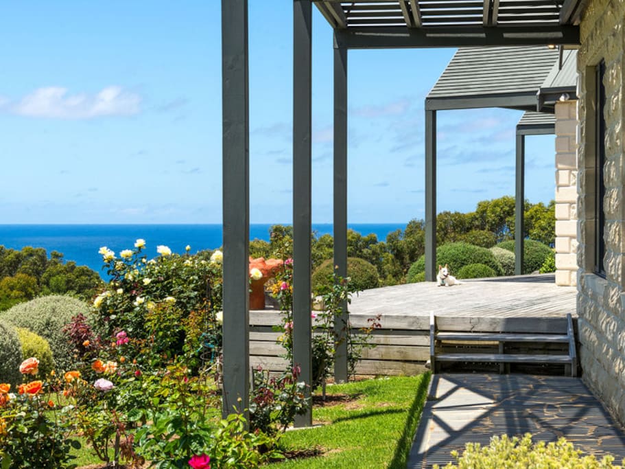 view from front deck