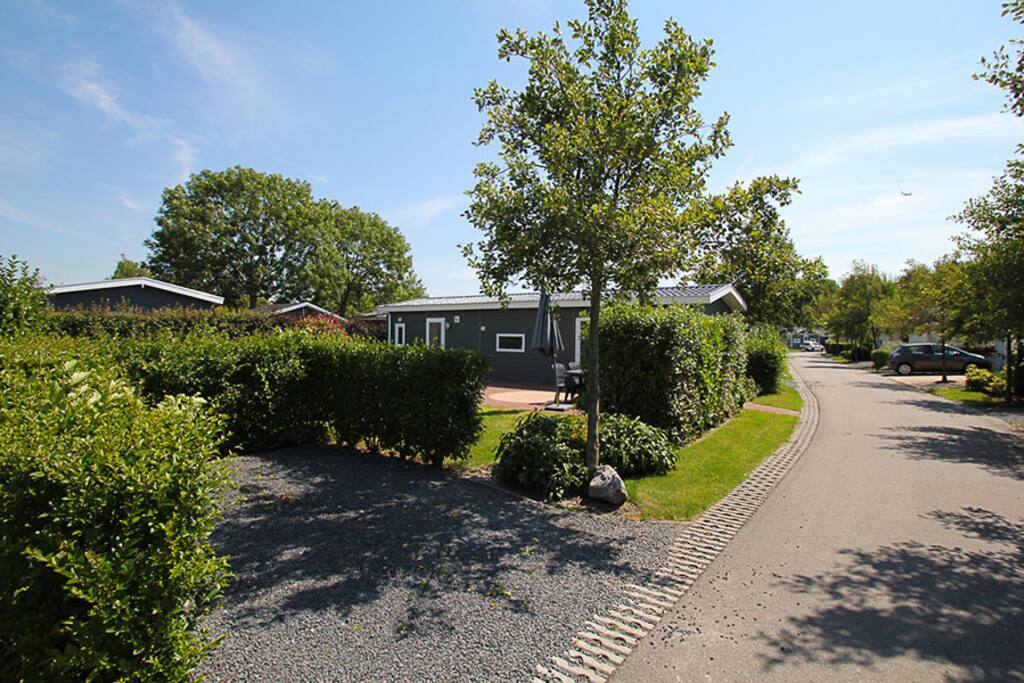 Parking next to the chalet