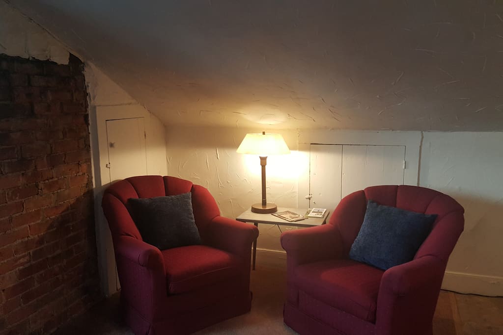 Cozy little reading nook.