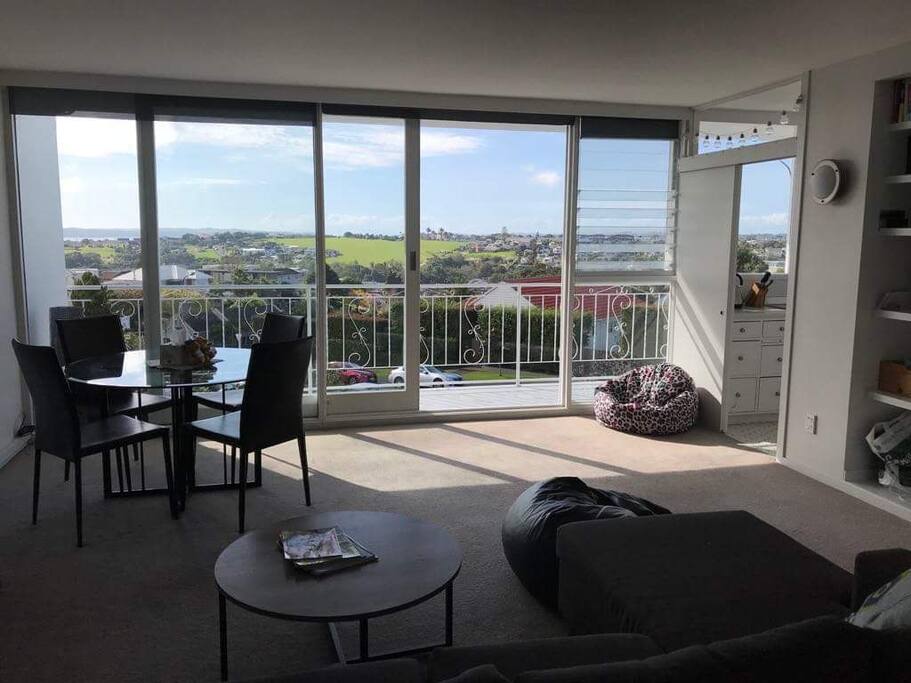 Living Area - Sliding Doors can be opened to the balcony