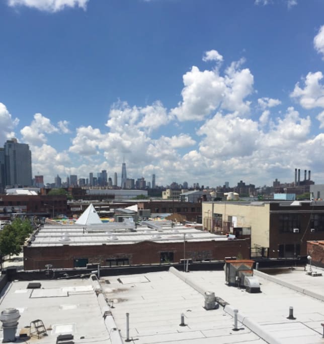 Manhattan view from the bedroom