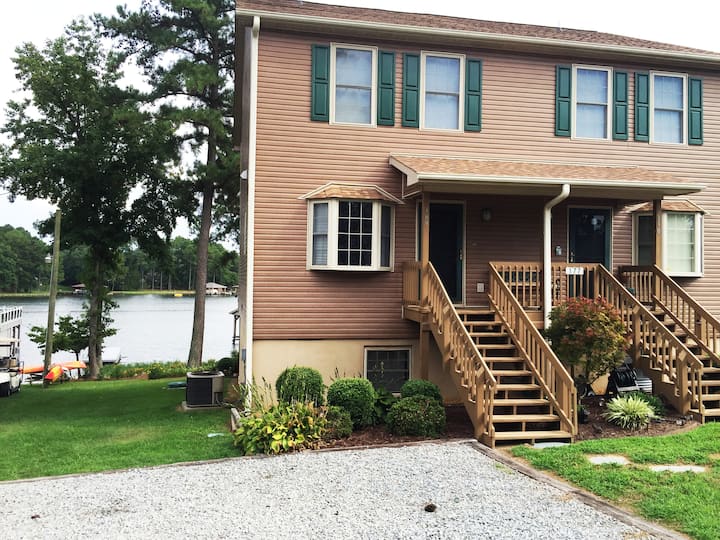 Lake Gaston Home Waterfront "our happy place" Condominiums for