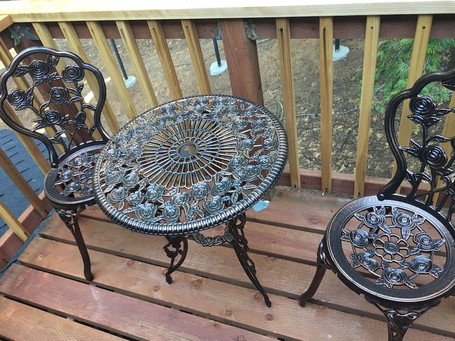 Privet deck off your room