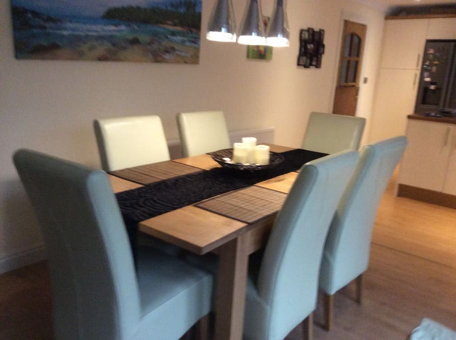 Large, modern dining kitchen. the hub of the house!!