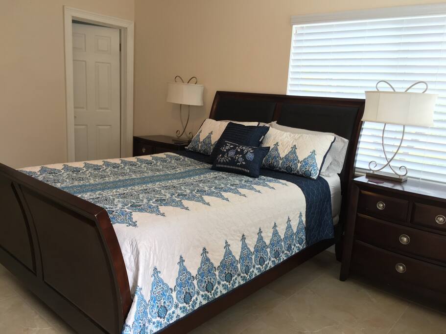 Private bedroom with private bathroom.