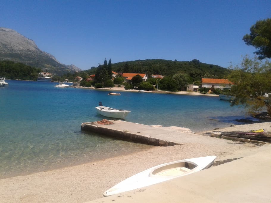 Beach in the bay
