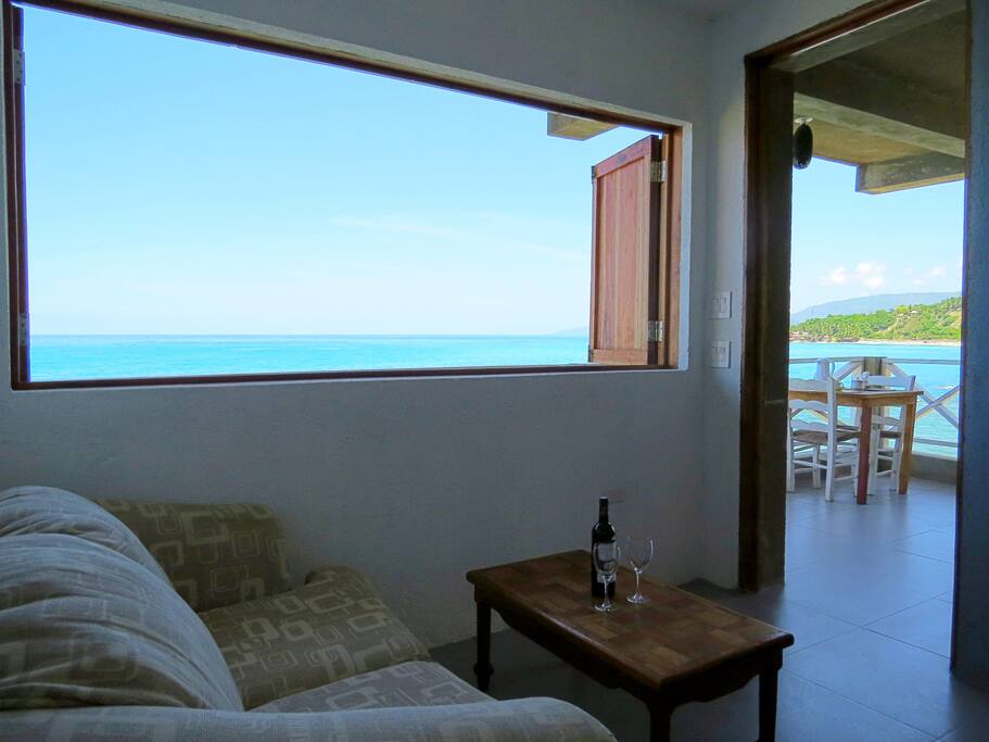 Ocean & Balcony view from your room.