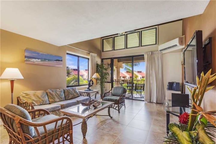3 BR/3BA, Gorgeous View – AC – South Maui