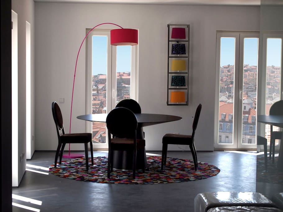 Dinning room with view