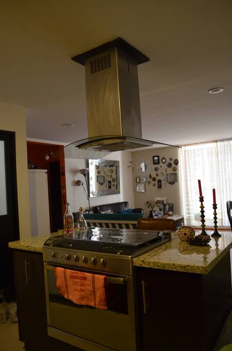 Cocina abierta a la estancia