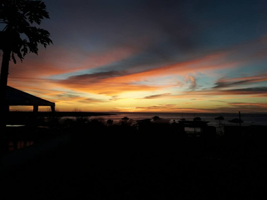 Sunset from terrace