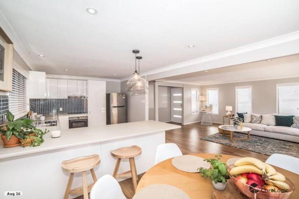 View Of The Kitchen & Lounge Room