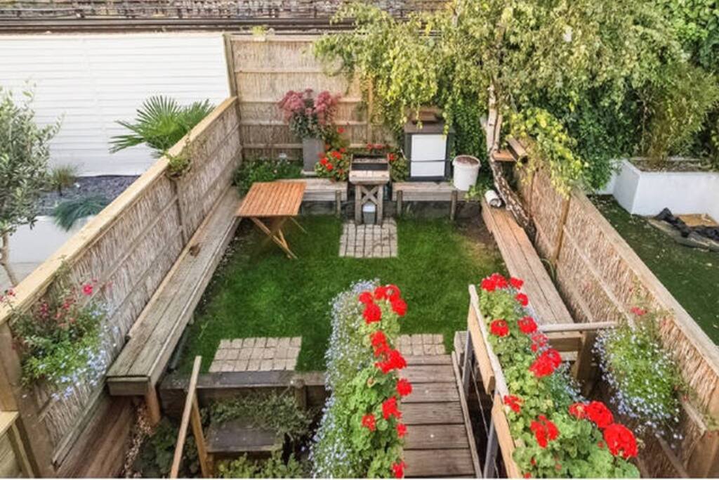Garden leading off your room