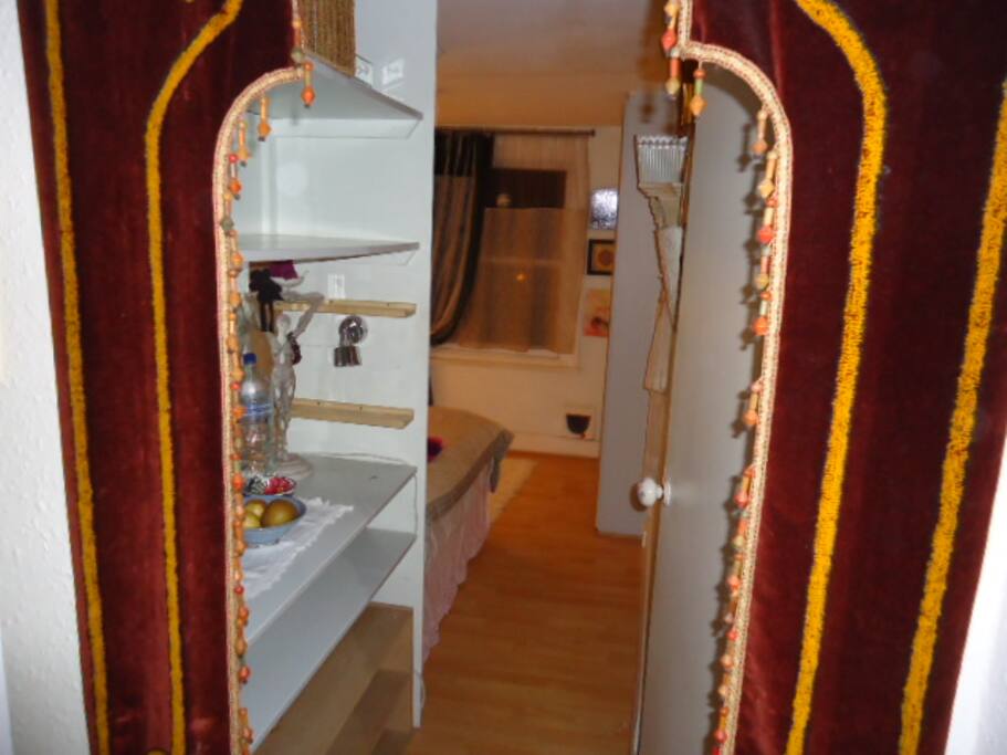 Entrance to the room