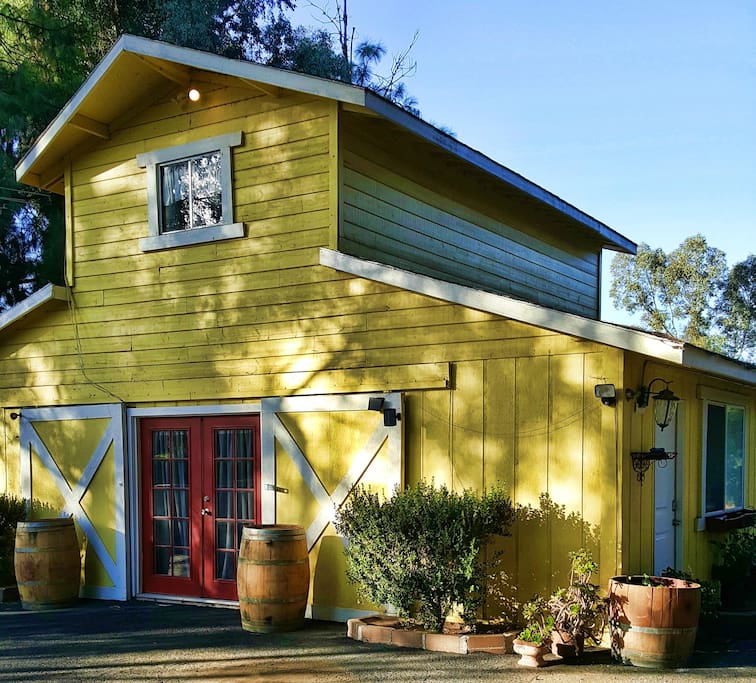 Outside view of the accommodations.