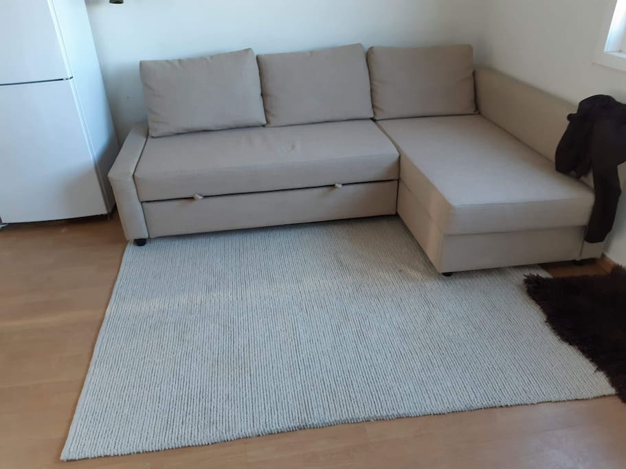 New sofabed in livingroom
