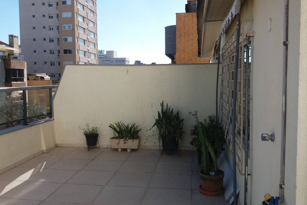 Área externa da cobertura