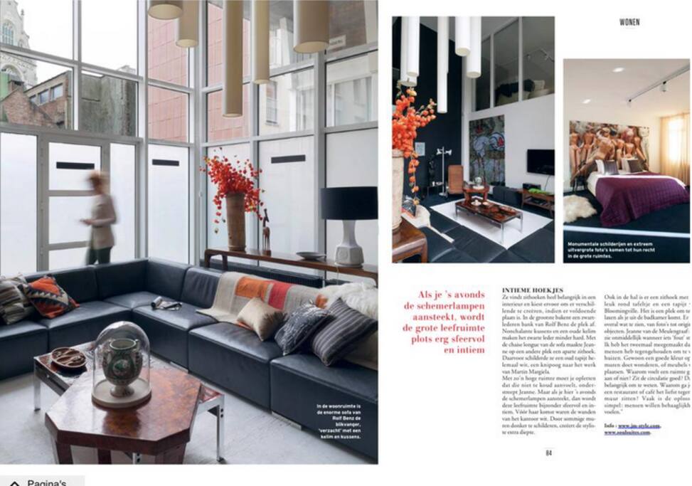 SOUL LOFT in Belgium magazine