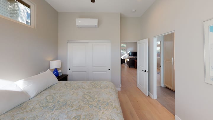 First Bedroom with King Size Bed