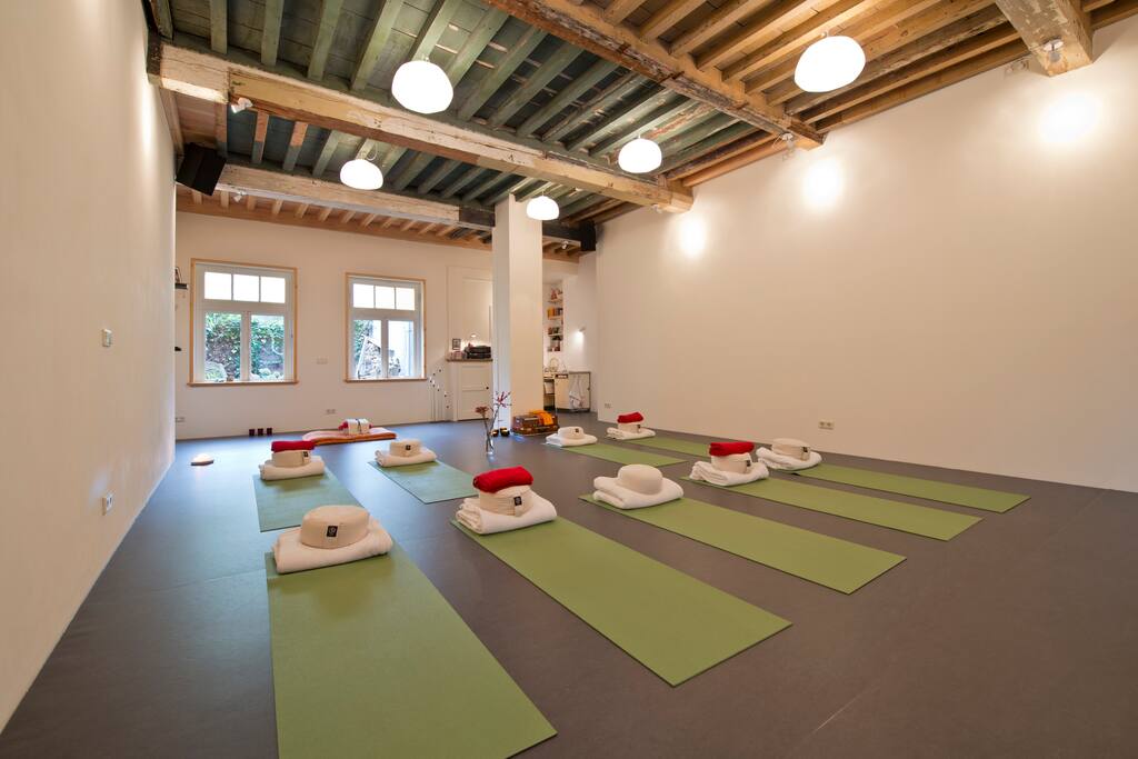 view into the sadhana hall