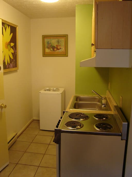 Kitchenette.