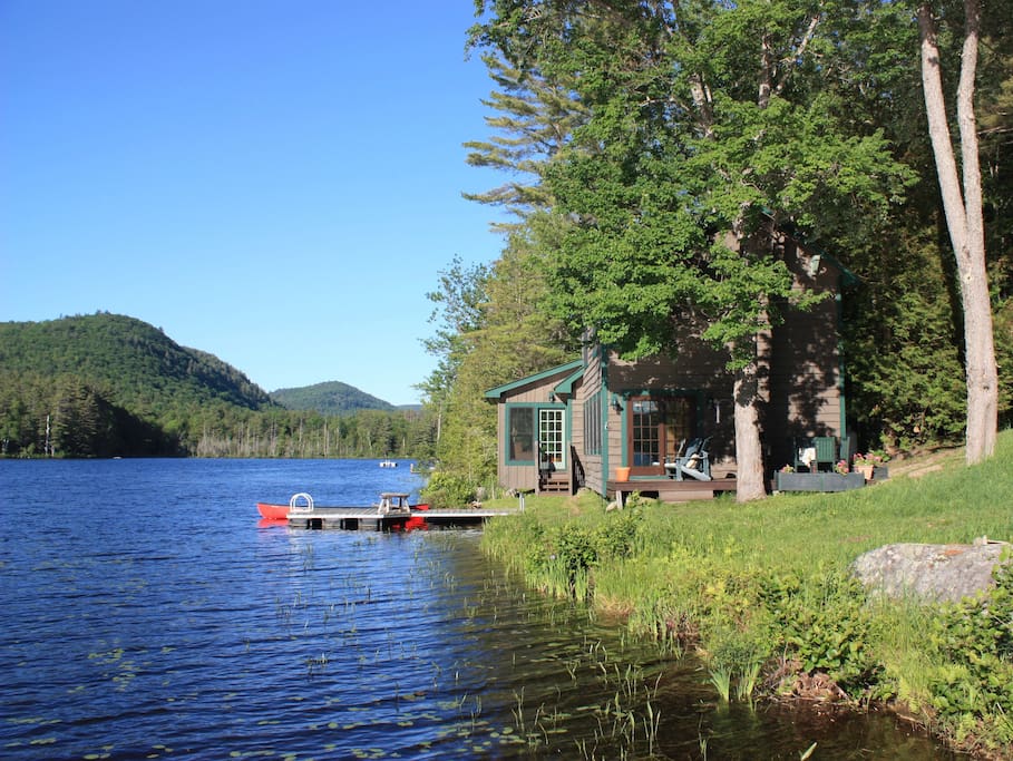 House, dock, and deck