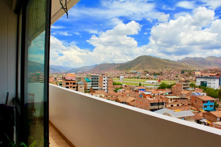 Habitación doble en 7mo piso con vista maravillosa