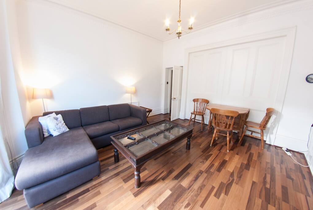 Living room with Double Sofa Bed