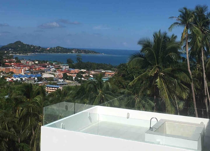 Villa Paradise With Pool, Sea View And Roof Top - Ko Samui