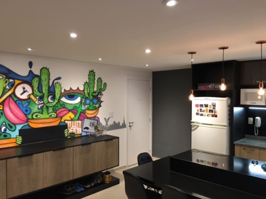 Entrada do apartamento