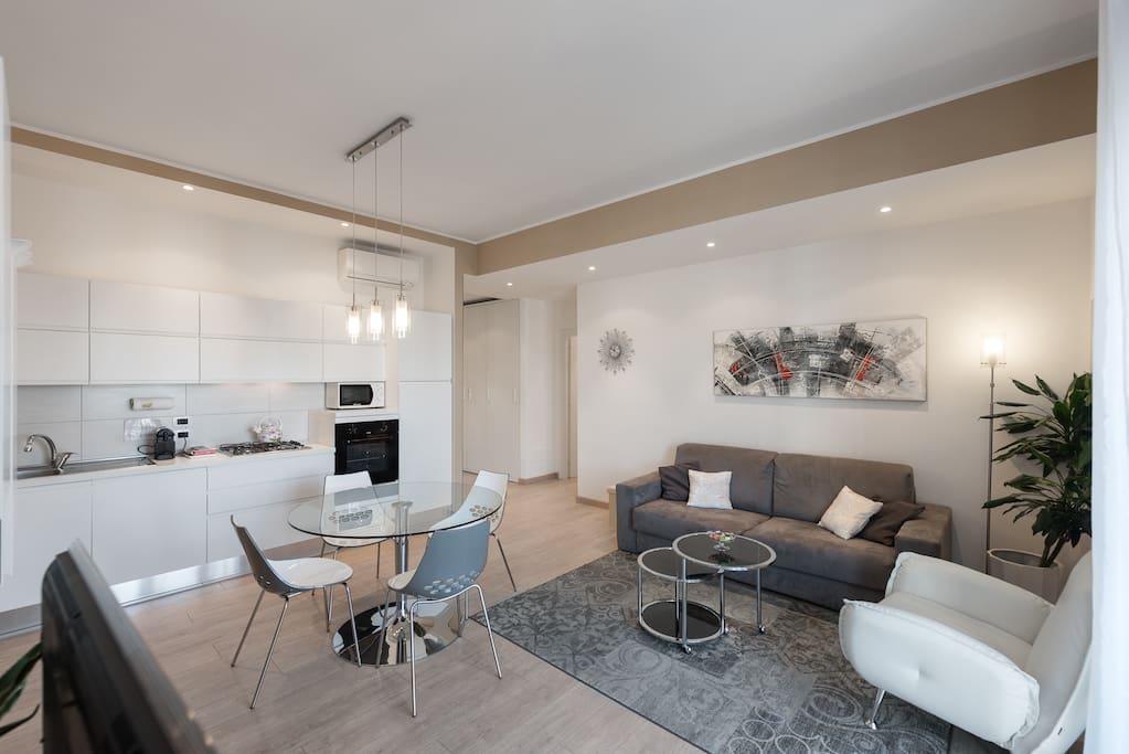 living and kitchen