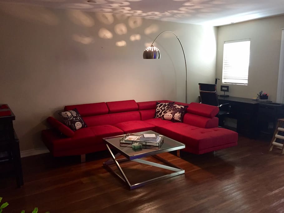 Living room and work station