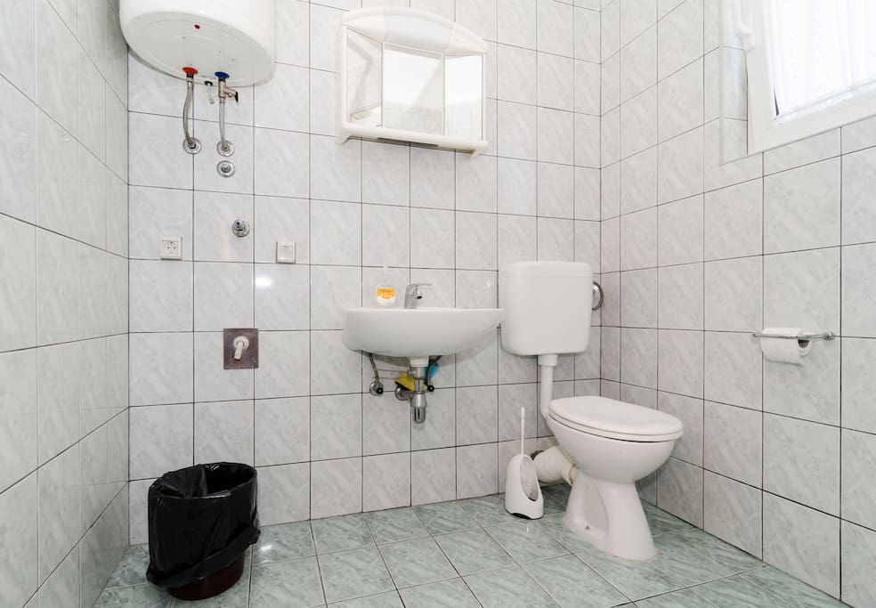 The bathroom
