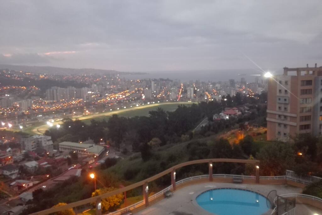 Vista Terraza Atardecer