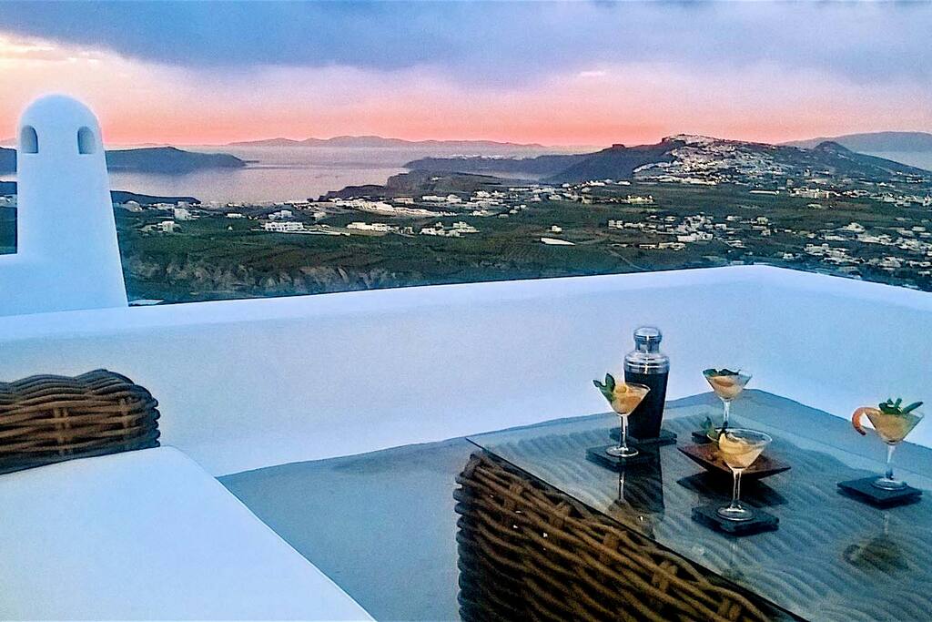 View from upper terraces , taken early summer
