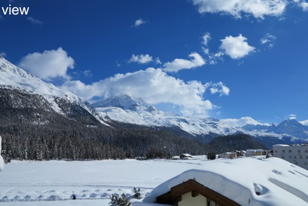 Views over the Engadine valley