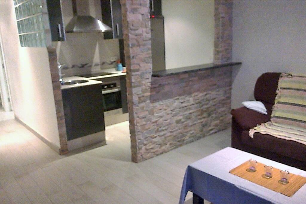 Cocina americana - salón