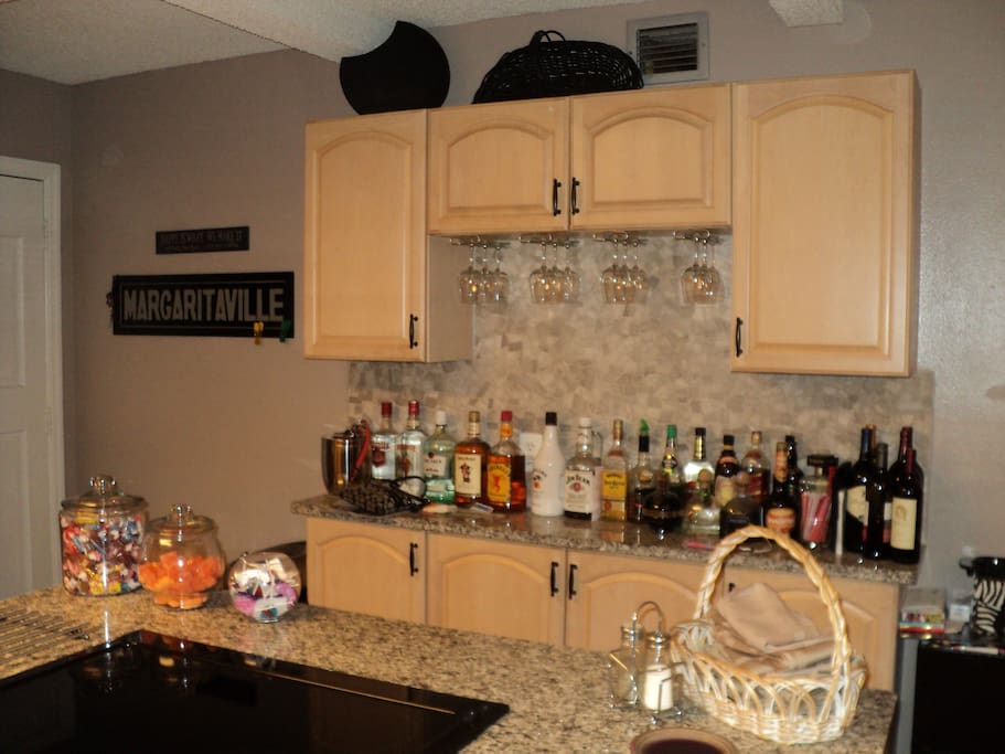 Buffet area off of kitchen